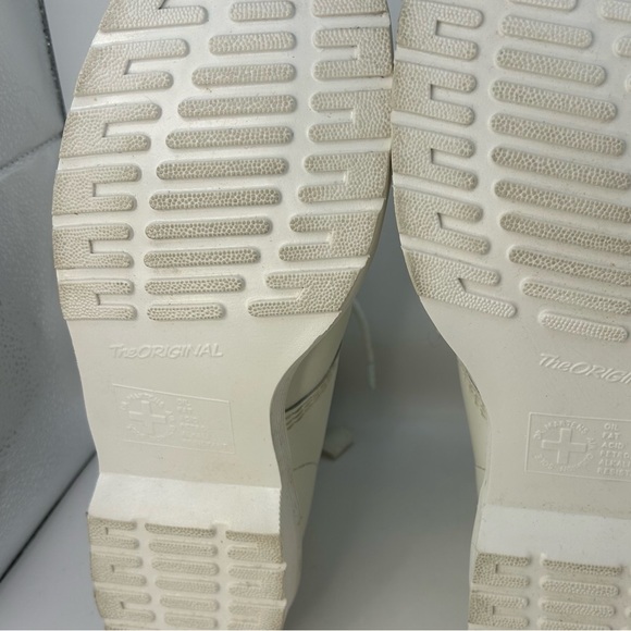 Dr. Martens 1460 Pascal Mono Smooth Leather Lace Up Boots- US:11M/12W, White, - Picture 10 of 16